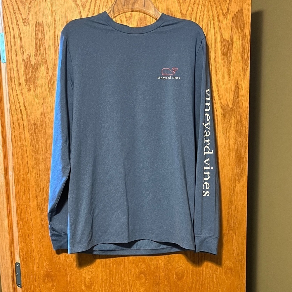 Vineyard Vines Men's Blue Long Sleeve Shirt